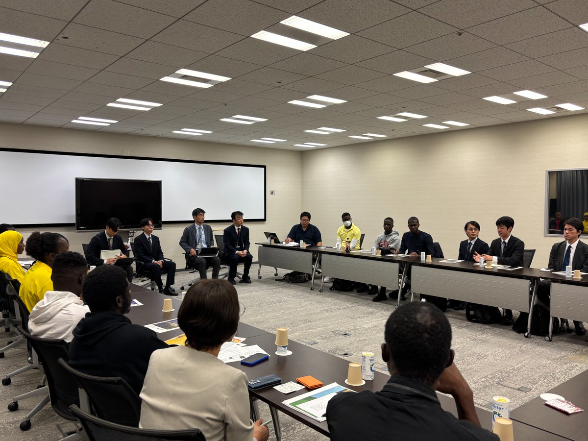 JICA訪問 (3)
セネガルの学⽣達に対して、JICAからセネガルで実施している事業をご説明いただき、さらなる理解を深めてもらいました。
詳細⇒　sdgspromise.org/archives/17066

#JICA #セネガル　#MPJYouth