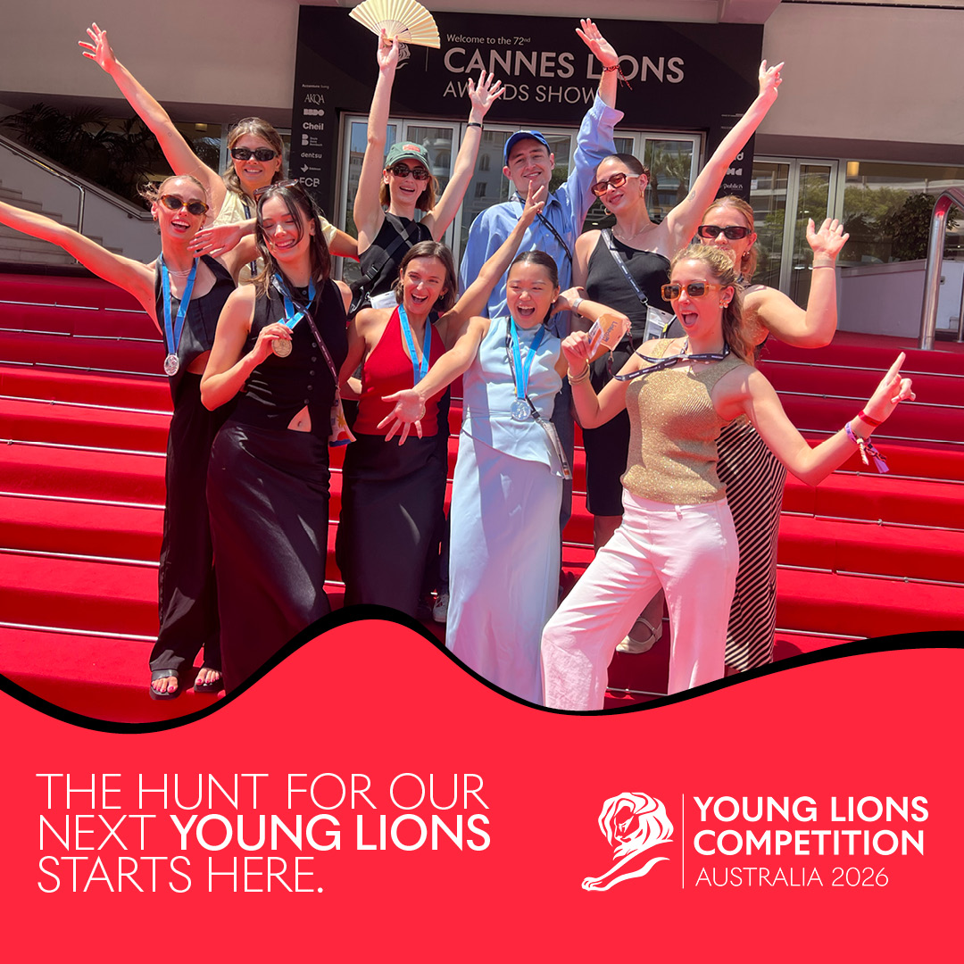 Do you know a rising star in media, marketing, digital, film, or PR who’s 30 or under? The 2026 Young Lions Australia Comp is a once-in-a-lifetime chance to showcase creativity &amp; represent 🇦🇺 at the Cannes Lions Festival of Creativity! bit.ly/4ozNBBR