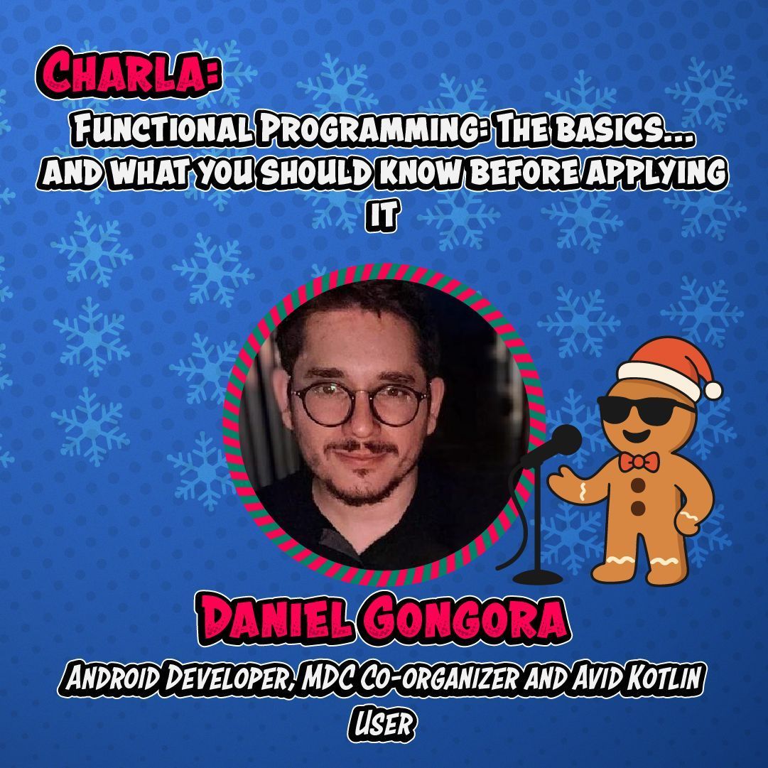 posadev's tweet image. 💻 ¿Qué tan funcional es tu código?
En #Posadev2025, Daniel Góngora nos lleva a lo esencial de la programación funcional: funciones puras, inmutabilidad, composición y más ⚙️

Prepárate para repensar cómo programas 👀