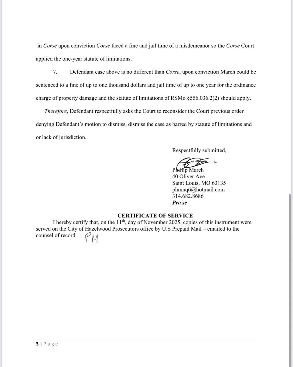 Groundlevelsup1's tweet image. Stephanie Karr, ex prosecutor of #Ferguson MO still tries to files barred criminal cases against defendant who helped ousted her from the @CityFerguson see attached. @D_Towski @HazelwoodPolice @search4swag #Trump @CNN @stltoday lol she’s a joke and should be disbarred #MikeBrown
