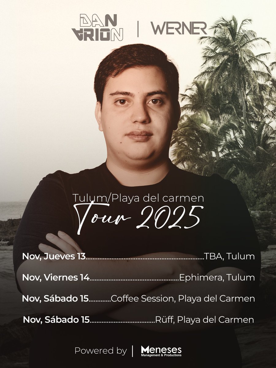 Mexico!! Nos vemos este finde en #tulum y #PlayaDelCarmen 

Va a estar de locos!!

#tour #techhouse #electronicmusic