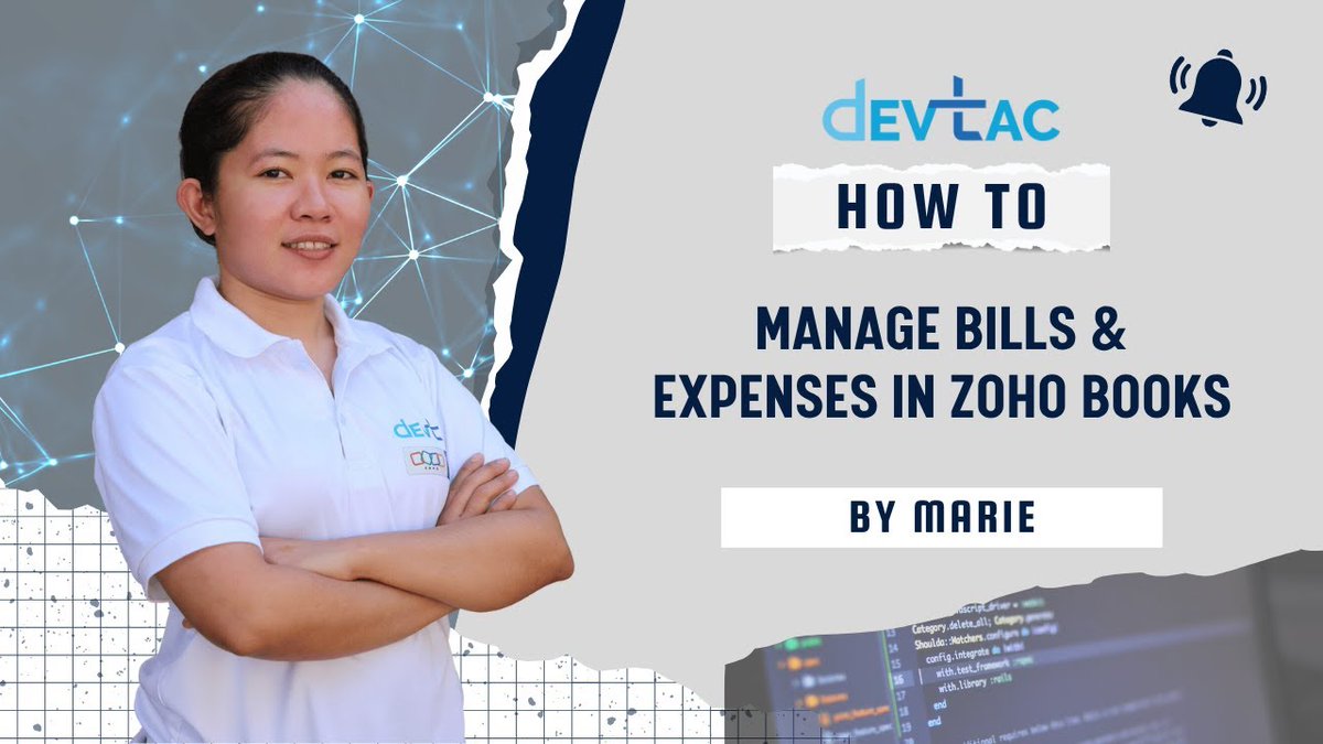 devtaccrminc's tweet image. 💰 Simplify your accounting with Zoho Books — learn to record expenses, manage bills, and reimburse employees fast! Perfect for smarter cloud accounting.

🎥 Watch the full video: zurl.co/5AE1b

#ZohoBooks #AccountingMadeEasy #BusinessSolutions #ExpenseTracking