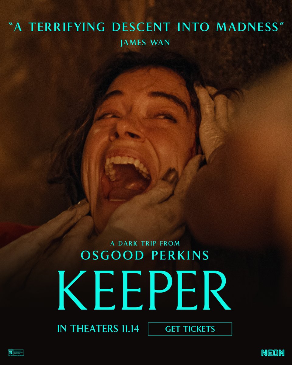 mjrtheatres's tweet photo. This Friday, step into the dark. ๐ฏ๏ธ
KEEPER from Osgood Perkins opens November 14; a terrifying descent into madness at MJR Theatres.
๐ https://t.co/w0PTc3yJpB
#Keeper #MJRTheatres #ItsMoreFunAtMJR https://t.co/y6jFntfRJf