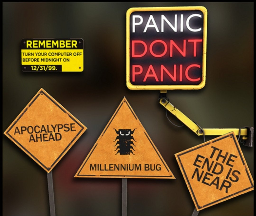 Random and crazy thought. For some reason, I woke up this morning thinking this. 

IT'S BEEN A QUARTER OF A CENTURY SINCE Y2K. How is that even possible. 25 YEARS. 😮🙏