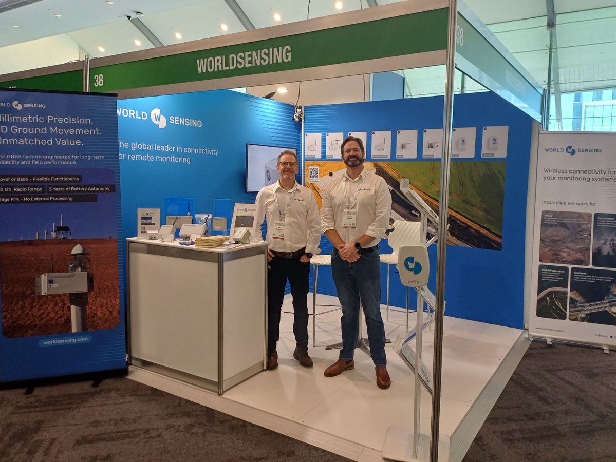 Worldsensing's tweet image. We’re at ATC 2025 – the Australasian Tunnelling Conference  🇦🇺✨

📍Booth 38. Perth, Western Australia 
📅 Until 14 November 2025

If you’re attending #ATC2025, stop by our booth to connect 🤝

#RemoteMonitoring #Innovation #Infrastructure