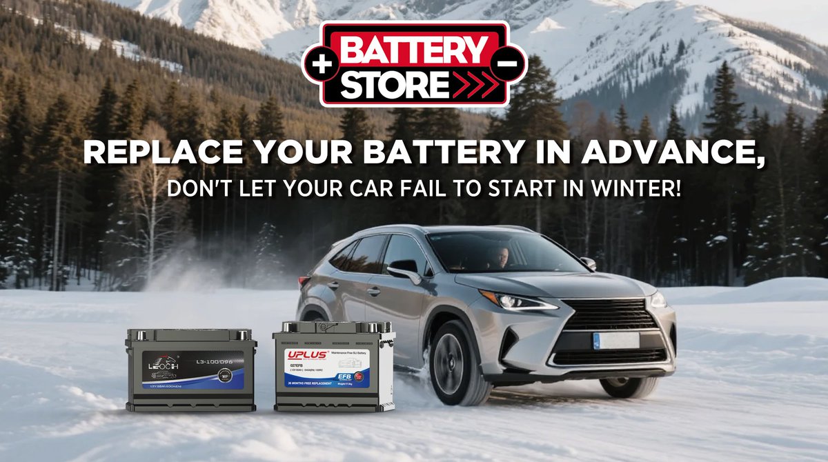 BatteryStoreUK's tweet image. 📢Winter is coming soon!
Are your batteries ready to deliver quick starts even in freezing weather?
With Leoch Uplus batteries, you’ll enjoy dependable performance and effortless starts all winter long.
Upgrade Now! batterystore.co.uk/automotive/car/
#UplusBattery #CarBattery #LeochBattery