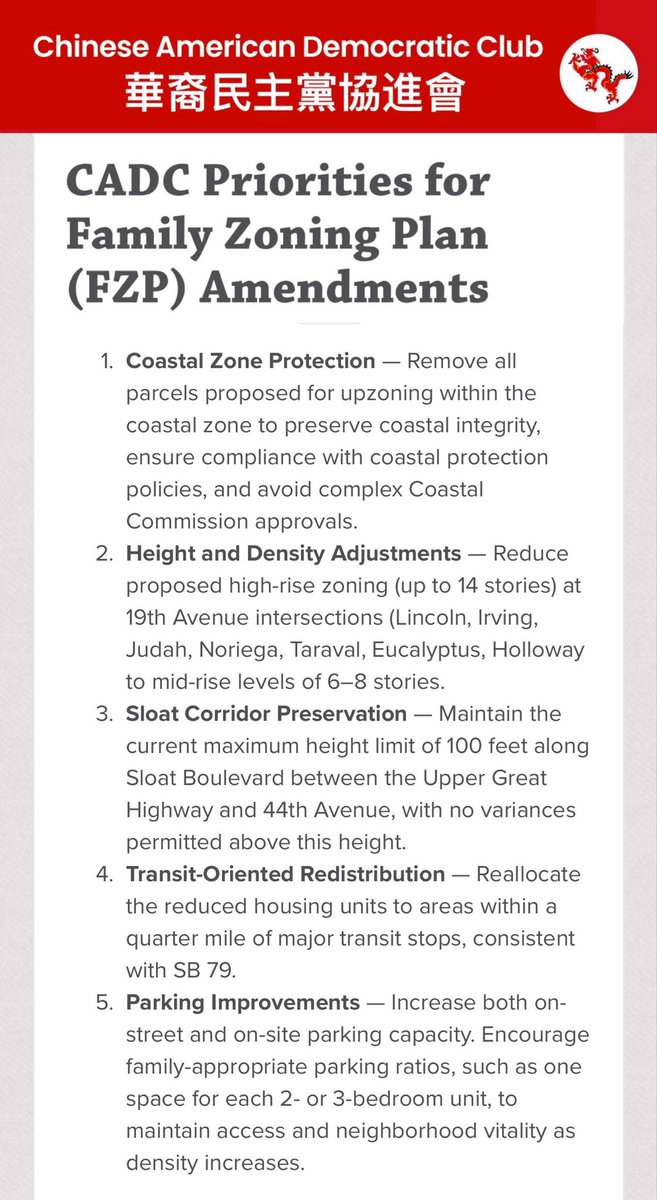 CADC hopes D4 leadership considers sponsoring our draft priorities for the FZP amendments by 11/17/25 deadline. D4 deserves transparent accountable governance. We look forward to working together for fair inclusive &amp; equitable representation in Sunset
sfcadc.org/cadc_prioritie…