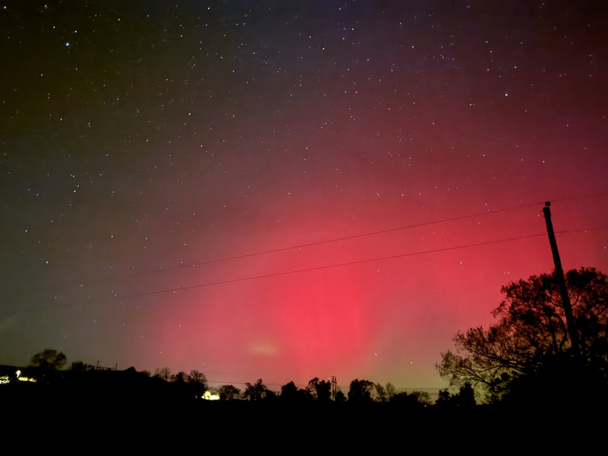 techdog's tweet image. Aurora borealis,  not something I get to see a lot in my neck of the woods.