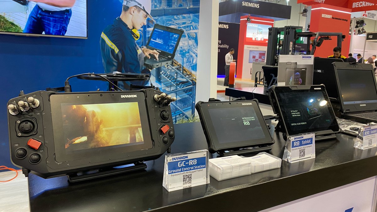 DURABOOK's tweet image. Durabook has landed at #ITM2025 🇲🇽!
Visit us at Centro Banamex, stand G24, and discover the new R10 Rugged Tablet — powered by Intel Core Ultra CPUs, built for AI-driven performance in the toughest environments.
#Durabook #RuggedTablet #AI #Industry40 #FieldService