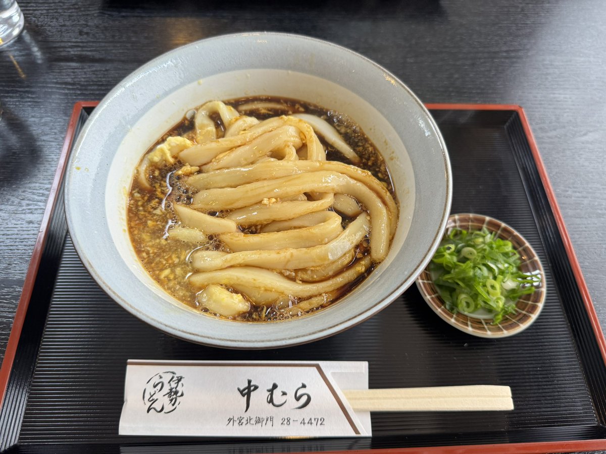 kaz734's tweet photo. 外宮参拝前に伊勢うどん〜😊
中むらさんの伊勢玉子うどん〜😆
開店すぐに入れた✌️ https://t.co/tQc7XV47Ut