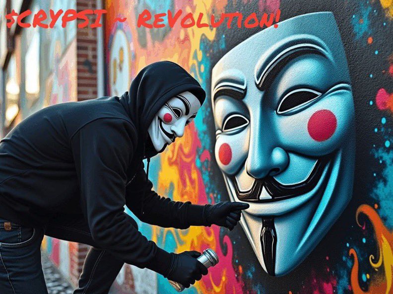 While y’all trading frogs, Crypsi out here saving Bitcoin culture 😂
🥷🎨 #CrypsiArt #btc