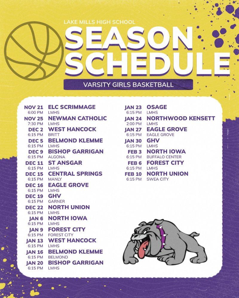 Here is my game schedule! So excited for this season!
<a href="/mikemillsnc/">Mike Mills WBB College Recruiting</a>