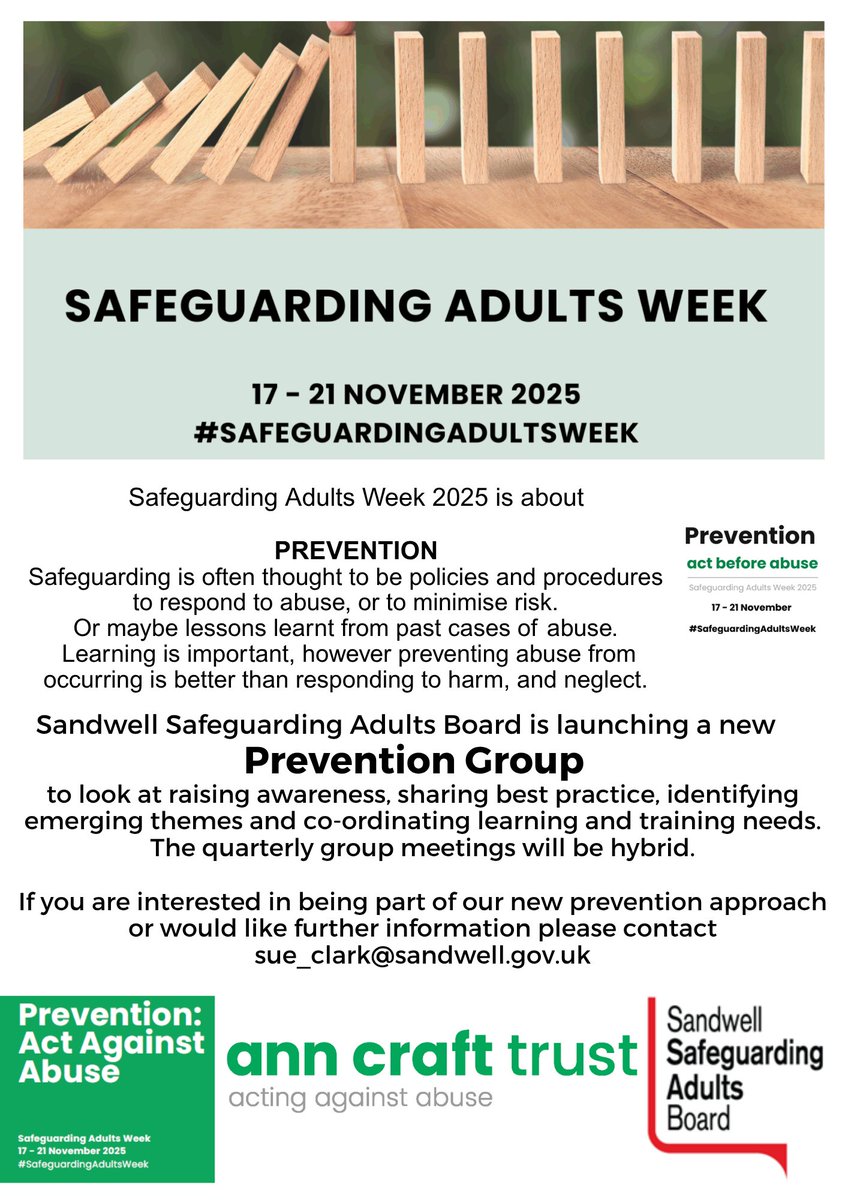 National Safeguarding Adults Week 17th - 21st November