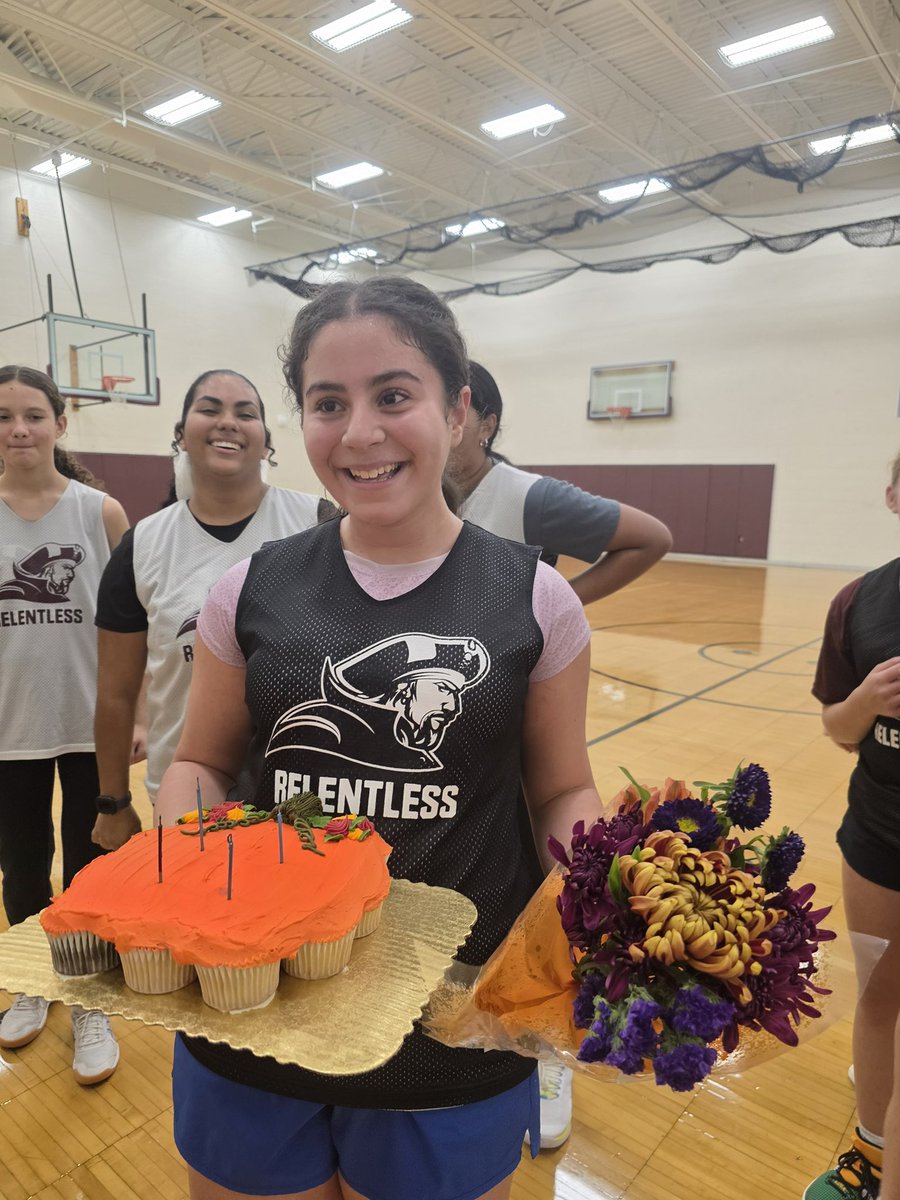 Happy Birthday to <a href="/rrhsgirlsbball1/">Rocky River Girls Basketball</a> Freshman Liana Salloum!  We loved celebrating you today! #togetheRR
