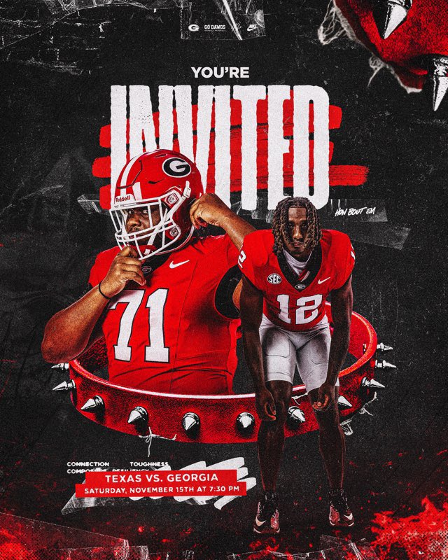 Can’t wait to be back in Athens this weekend watching the dawgs take on Texas! Thank you <a href="/coachKub_70/">Edmund Kugbila</a> for the invite can’t wait. <a href="/ChadSimmons_/">ChadSimmons</a> <a href="/SSearels/">Stacy Searels</a> <a href="/CJones_FB/">Carter Jones</a> <a href="/RustyMansell_/">Rusty Mansell</a> <a href="/HighSchoolBlitz/">High School Blitz</a> <a href="/SCSportsNow/">SportsTalk Media Network</a> <a href="/RustyMansell_/">Rusty Mansell</a> <a href="/SWiltfong_/">Steve Wiltfong</a>