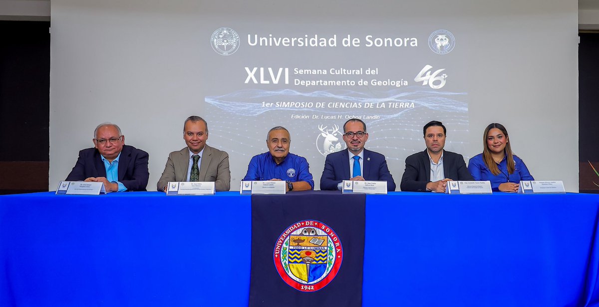 Con un reconocimiento a Lucas Hilario Ochoa Landín, profesor investigador formador de múltiples generaciones, inició la XLVI Semana Cultural del Departamento de Geología y el 1er. Simposio de Ciencias de la Tierra: unison.mx/nota/?idnoti=3…