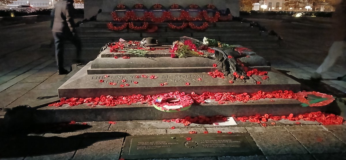 JohnZwicker1's tweet photo. Day 11
#LestWeForget
#WeRemember
This evening's #VisitACemetery
to
pray for the #HolySoulsInPurgatory
Eternal rest grant unto their souls O Lord & let Your Perpetual Light shine upon them. May they rest in peace. Amen
Tomb of the #UnknownSoldier
#WarMemorial
#Ottawa https://t.co/8QdZFn433T