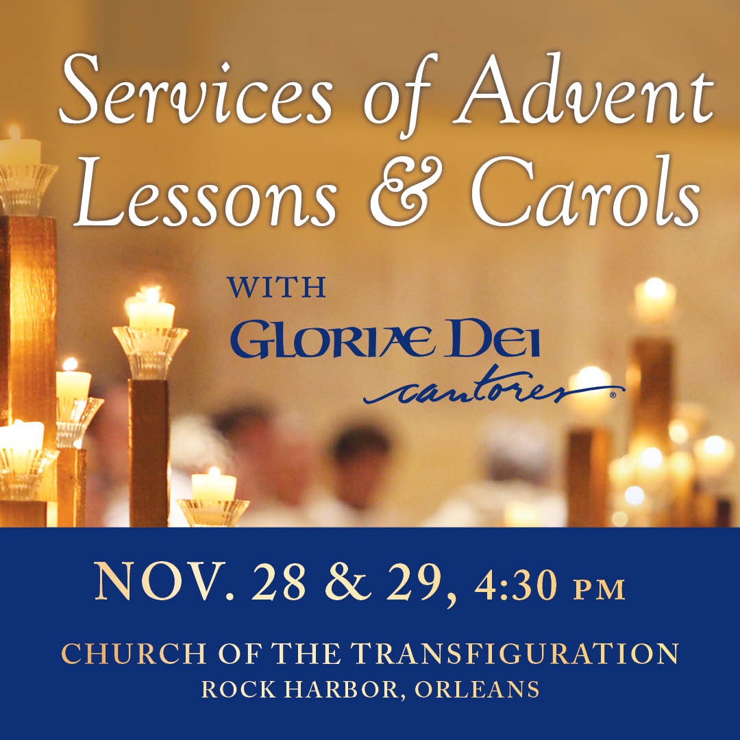 GDConCapeCod's tweet image. Embrace the spirit of the season with candlelit services of Advent Lessons and Carols—uplifting readings, prayers, and carols sung by Gloriæ Dei Cantores—a cherished tradition for over thirty years. #CapeCod #advent2025 #Christmas2025 gdcchoir.org/events/
