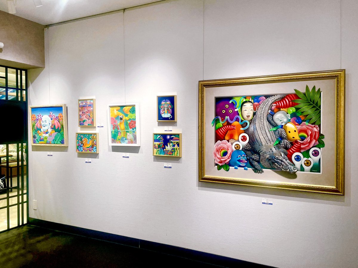 本日在廊しております！
お気軽にお声かけください！

笠原彰人・香月祐美 二人展
『千紫万紅』
会場:松坂屋上野店7階アートスペース2
会期:11/12(水)〜18日(火)※最終日は16時閉場