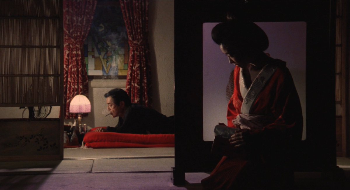underrated Tatsuya Nakadai rec: Hideo Gosha's Heat Wave, a period yakuza film that feels like Lady Snowblood + Red Peony Gambler. an extremely good-looking film about a gambler looking to avenge her father's murder, but she unfortunately discovers that the evildoer is a babe.