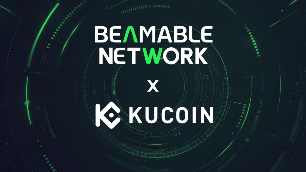 BeamableNetwork's tweet photo. Next exchange confirmed:  

$BMB will be tradable on @kucoincom. 

Compute Capital Markets are expanding.