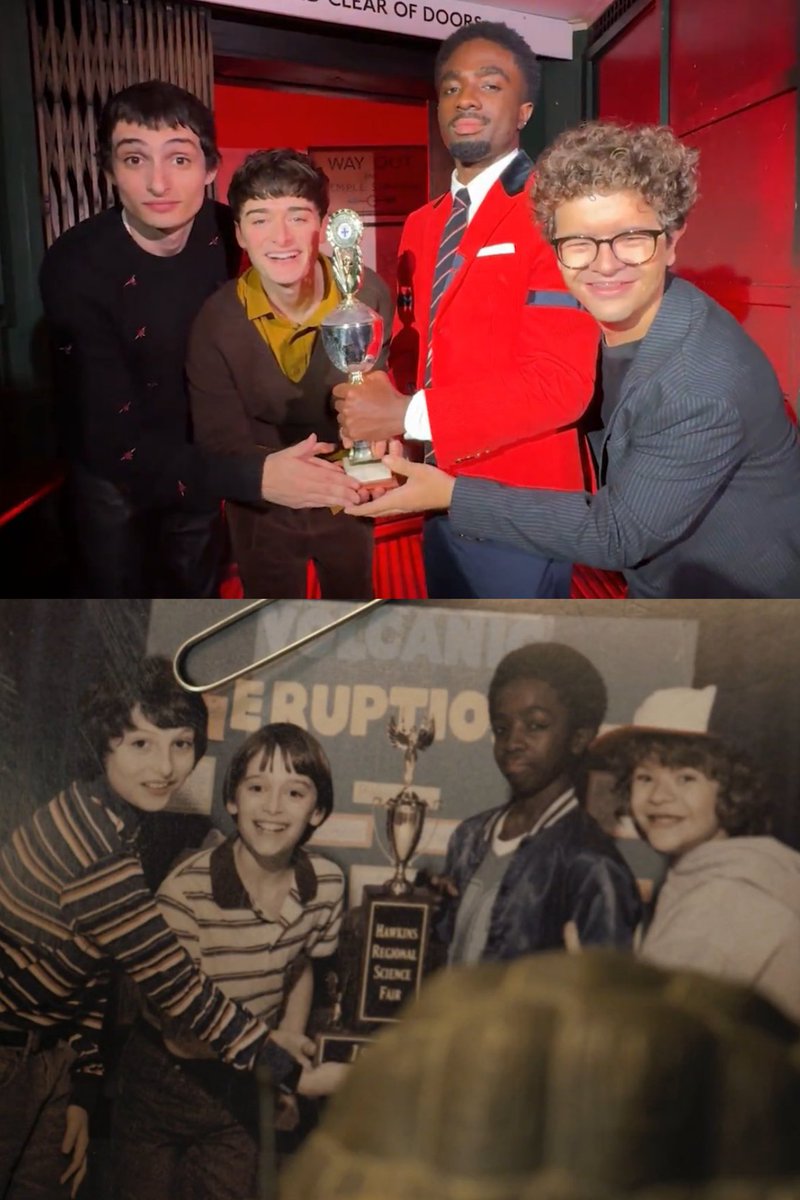 PP96094's tweet image. “The love of a family never changes.”❤️❤️
#strangerthings #StrangerThings5 
#core4