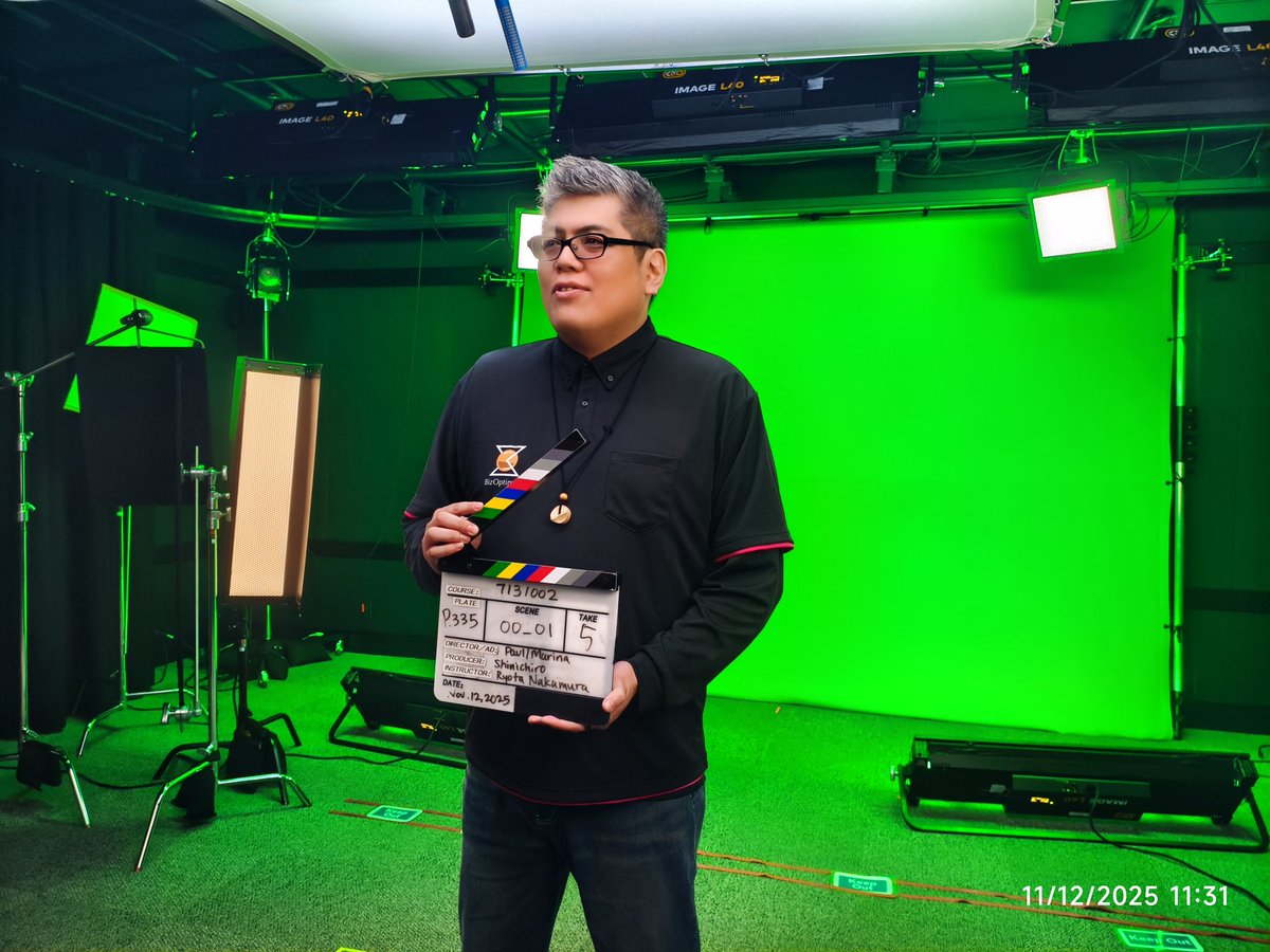 Rinatamu_ITDR's tweet image. #LinkedIn さんで #LinkedInLearning のオープニング撮影してました🎬