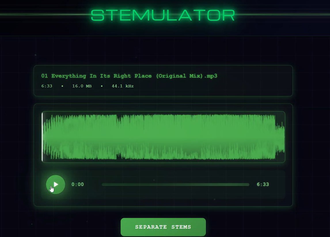 StemulatorApp's tweet image. Stemulator, the ultimate audio tool for separating any audio track into 5 stems - vocals, drums, bass, ensemble, and instrumental. Perfect for remixing, mashups, vocal removal, acapella creation, and more! Simple and easy to use with high-quality results. Download your stems in…