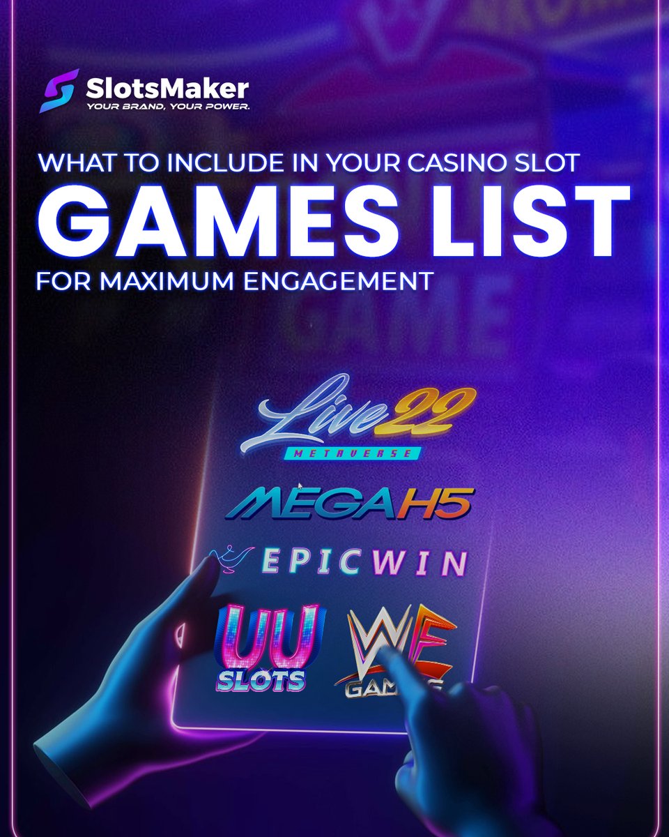 slotsmaker's tweet image. Unlock the full potential of your slot portfolio and discover actionable tactics used by industry leaders.

➡️ Article: slotsmaker.com/maximizing-pla…

#SlotsMaker #CasinoSlots #GamingIndustry #PlayerEngagement #Gamification #GameDesign #iGaming #CasinoMarketing