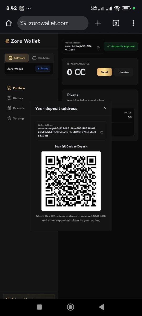 berbagix45's tweet photo. Zoro Wallet is one of the ecosystems of Canton Network. Have you registered?
π₯ Access https://t.co/3fee893exA
π₯ Register https://t.co/nl6w9DwyHG
β
Automatic Approval
β
UTXO Managemant
@zorowallet @CantonNetwork
Gcanton https://t.co/X83JY5T75S