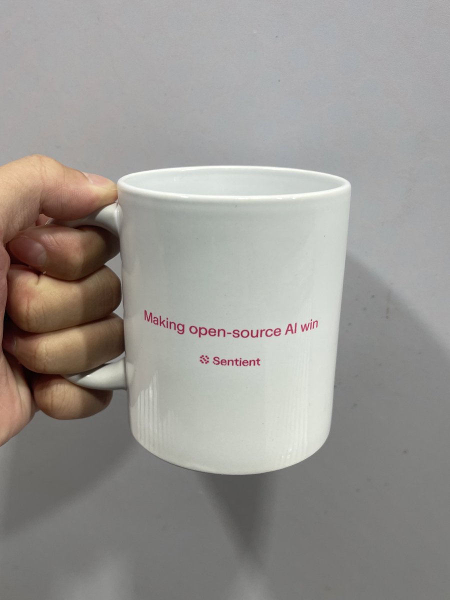 AmexNFT's tweet photo. @SentientAGI Coffee Mug 
“Making Open Source AI Win”

Featuring @CorleoneOnChain https://t.co/1VIsVnt900
