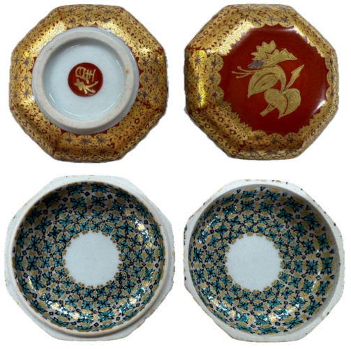 作者不明 赤地龍図金襴香合 作者不明 赤地龍図金襴香合 美術品