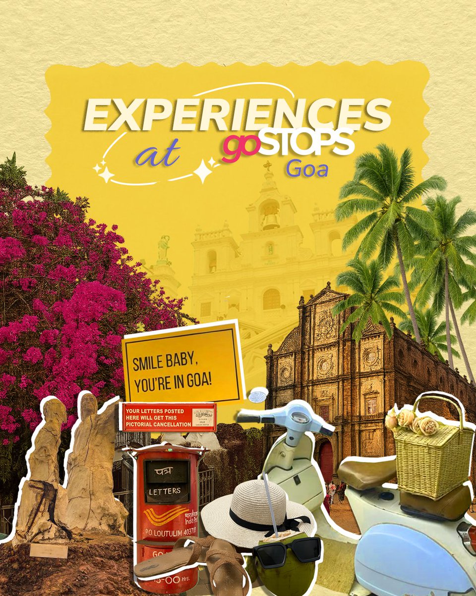 gostopsofficial's tweet image. Turn your Goa getaway into an adventure with goSTOPS! 

From sunset cruises + kayaking to bungee, surfing &amp;amp; party boats, there’s never a dull moment.

Explore North &amp;amp; South Goa with curated tours, all bookable on the goSTOPS app.

Your epic trip starts here!

#goSTOPS #Goa