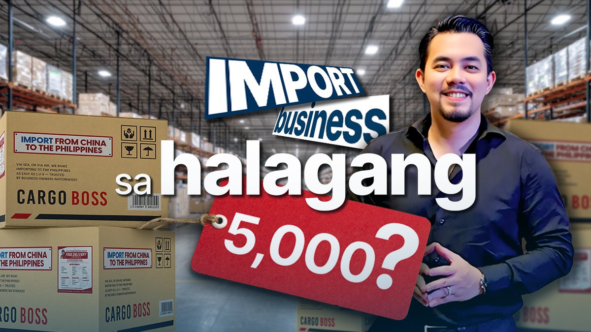 BossRDR's tweet photo. Import business for only ₱5,000?! 
Maybe this is your chance!
With CargoBoss philippines , even if the capital is small, it will go a long way.

https://t.co/VbVyUA2L8i https://t.co/kYGIsAH6r4
