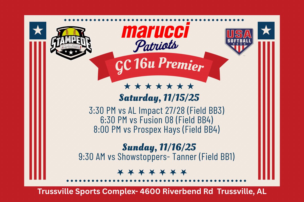Marucci Patriots Gulf Coast tweet media