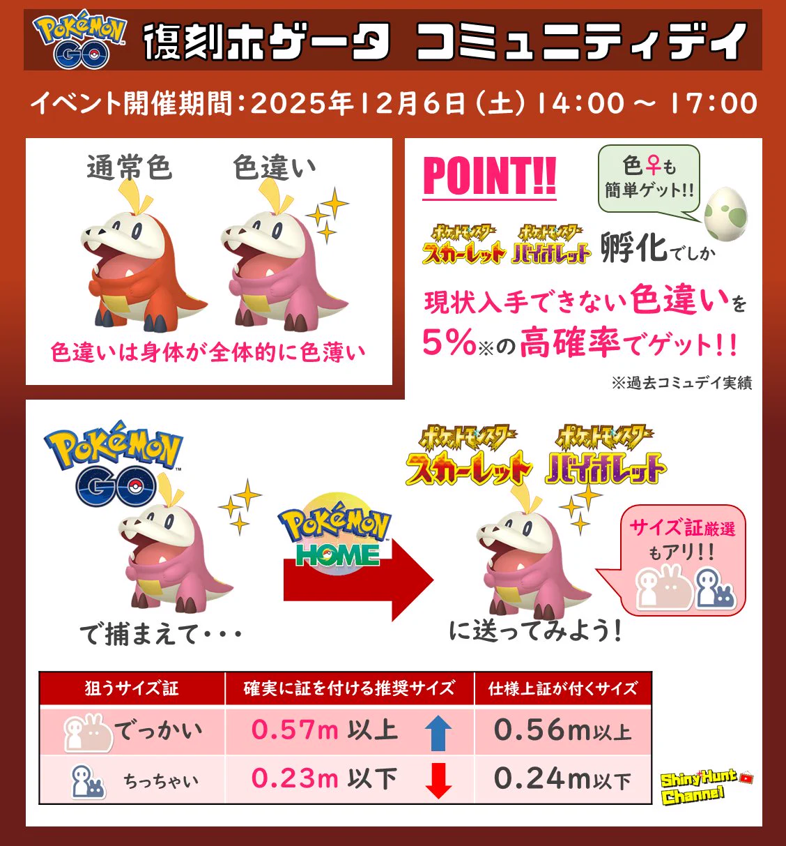 色違いポケモン情報発信】シャイニーハントチャンネル✨ on X