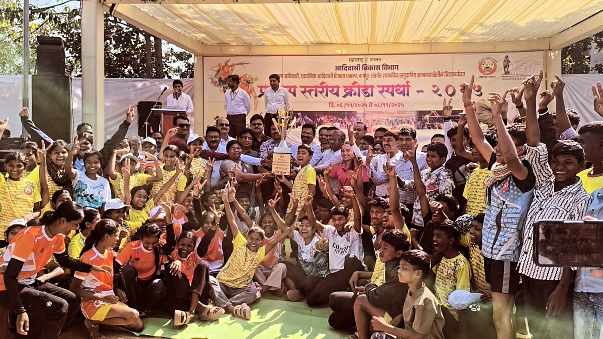 slumsoccer's tweet image. Congratulations to Gurukul Ashram School, Devalapar for their amazing victory at the Prakalp Stariya Tournament, Katol! 
Kudos to all coaches, teachers &amp;amp; to our partner @CSR_Persistent for empowering young players through the #sportsforDevelopment program!