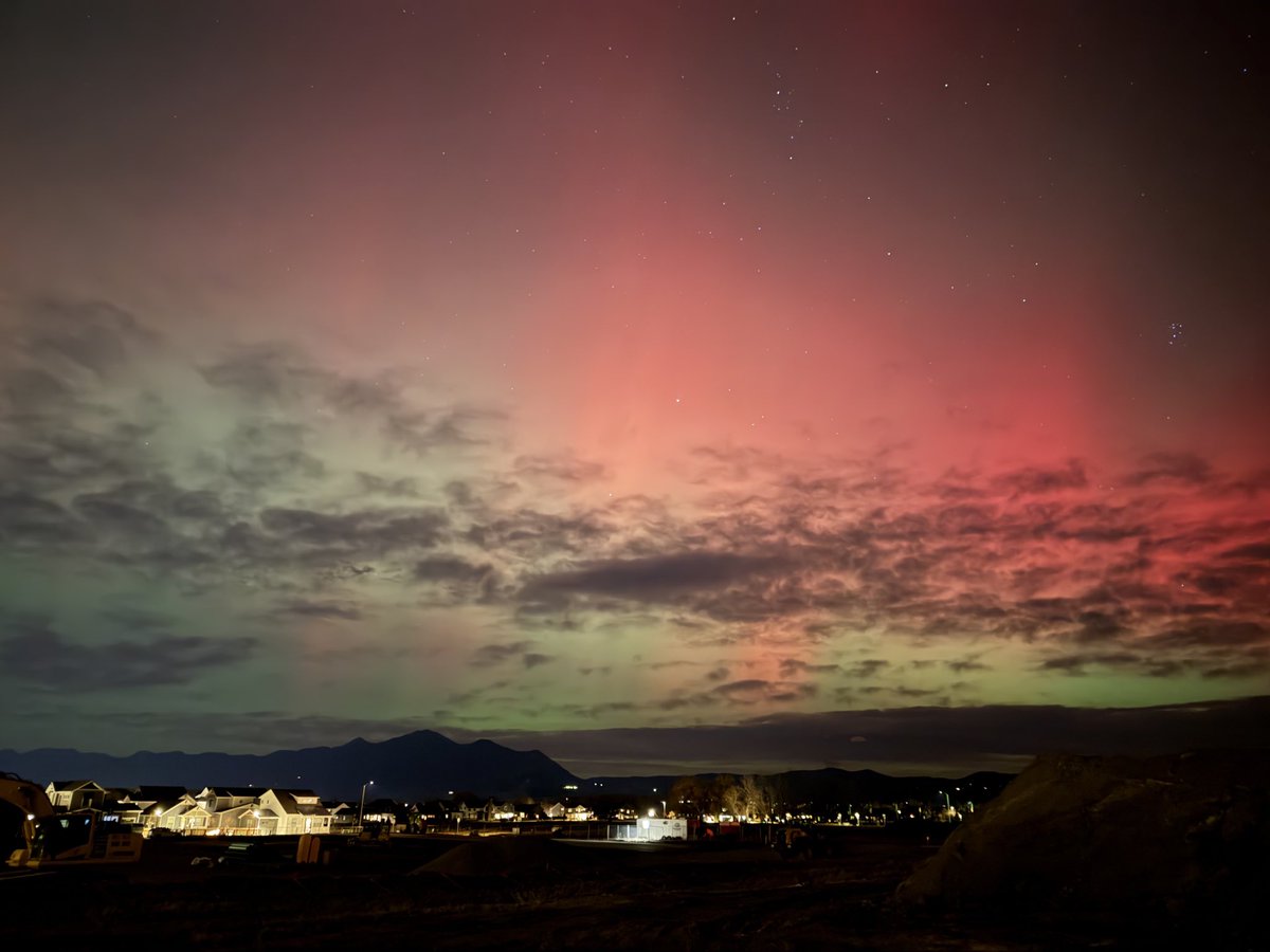 Northern lights in Bozeman 😍