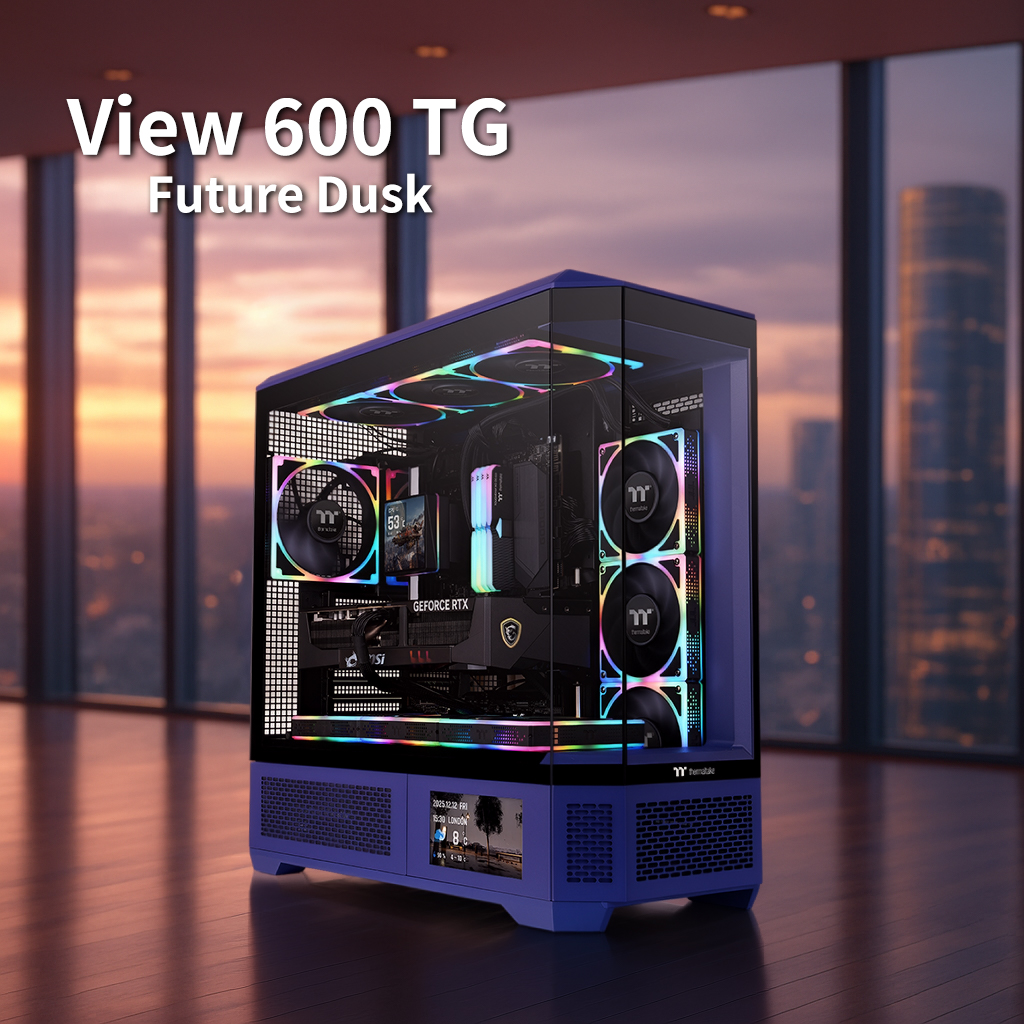 ThermaltakeInc's tweet photo. View 600 TG Future Dusk ๐ช A panoramic showcase for your next-gen build, blending style and performance in every detail.
โจ Learn more: https://t.co/DKDmSZnFhI
๐ 6.0" LCD Panel Kit: https://t.co/Q448u1FiRA
#Thermaltake #View600TG #FutureDusk #PCCase #FullTower #PCBuild https://t.co/QaMxU66kQT