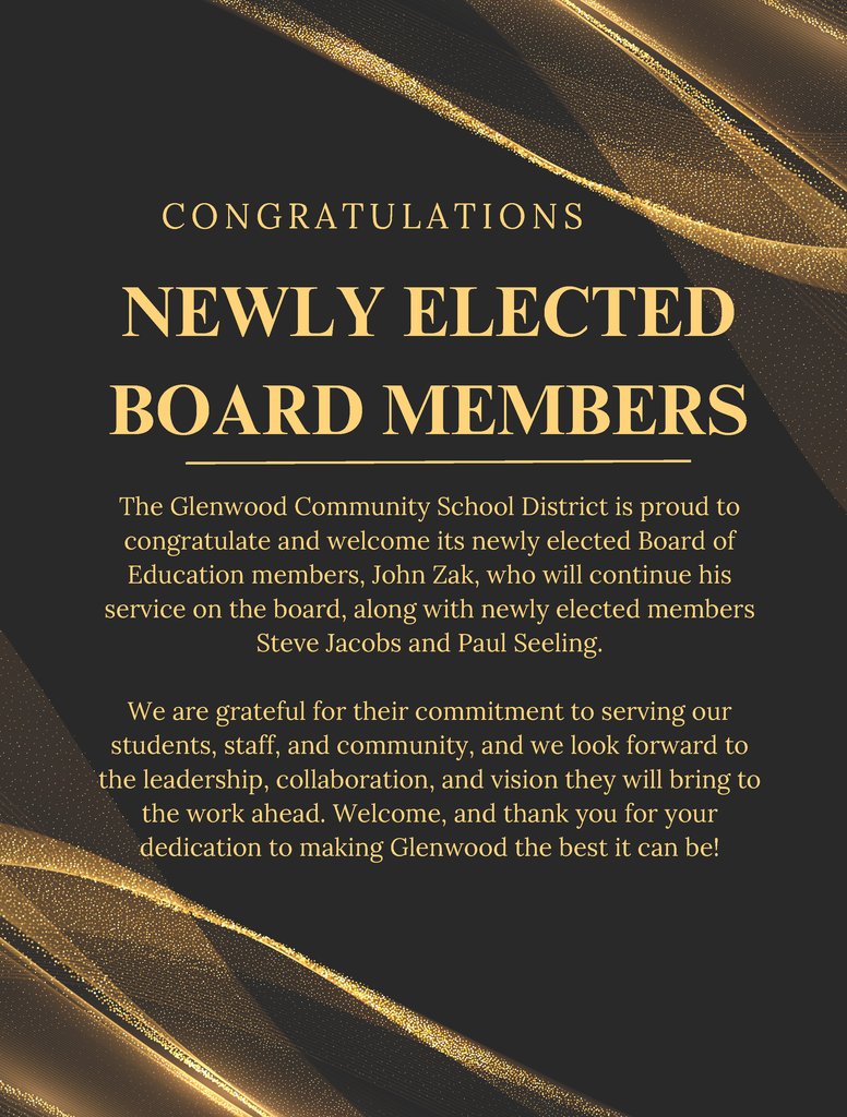 GCSD_Westelem's tweet photo. Welcome to the new School Board Members who began their service tonight. https://t.co/ryIzbgIE1T