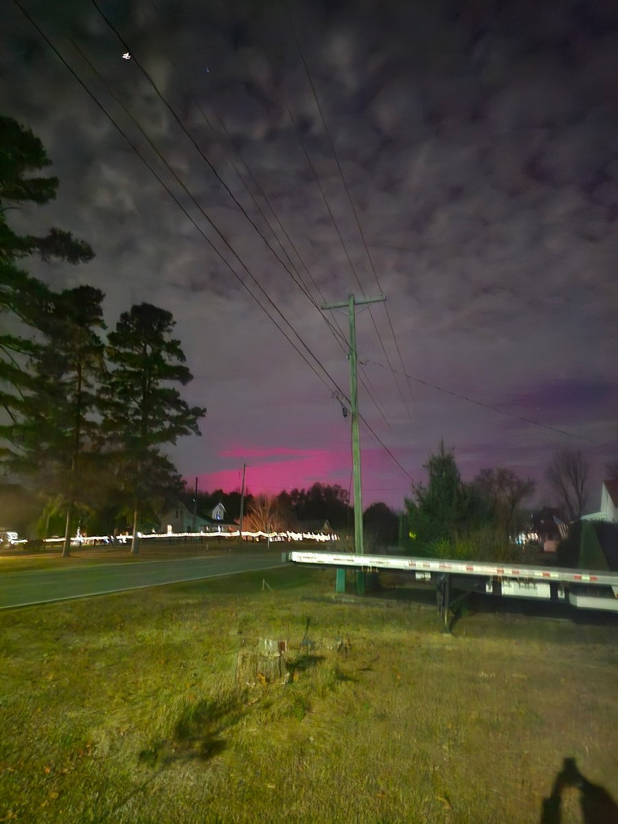 The northern lights are outside again