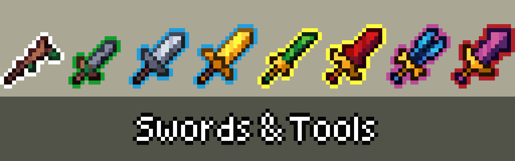 Launched my first pack ever on itchio!
the pack will have regular updates.
#pixelart #aseprite #gamedev #itchio 
guerato.itch.io/swords-and-too…