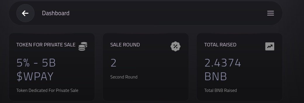 Wilder_Pay's tweet photo. $WPAY Private Sale is still ongoing and now Volume has reached 2.4374 BNB

Private sale address here: 
https://t.co/Tdi9ITwykH

Register an account here: https://t.co/ClggT4B1Ax https://t.co/2YcQ2n1G7t