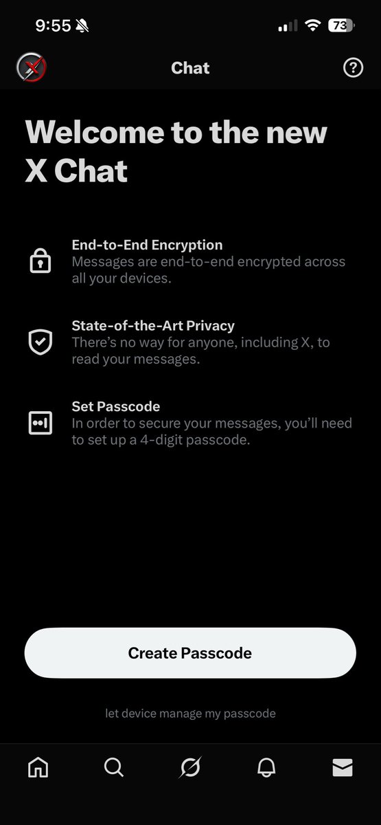 DogManX31's tweet image. 🚨 Hey everyone, check this out! 🚨
Just got the new X Chat experience… fresh look, new features 😎💬
What’s your thoughts on it? 😉 

#XChat #NewFeatures #MessagingUpgrade