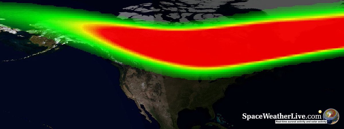 AJamesMcCarthy's tweet image. If you live in high northern latitudes, go look outside! Aurora is popping off!
