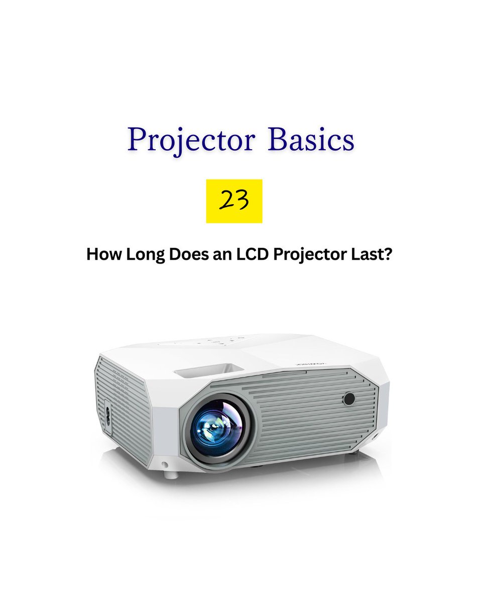 yowhick_us's tweet image. The lifespan of an LCD projector largely depends on its light source.
✨ LED models can last up to 50,000 hours, offering over 10 years of use for daily viewing.

Keep it cool, clean, and dust-free — and your projector will shine for years to come!🌙

#ProjectorTips #LCDProjector