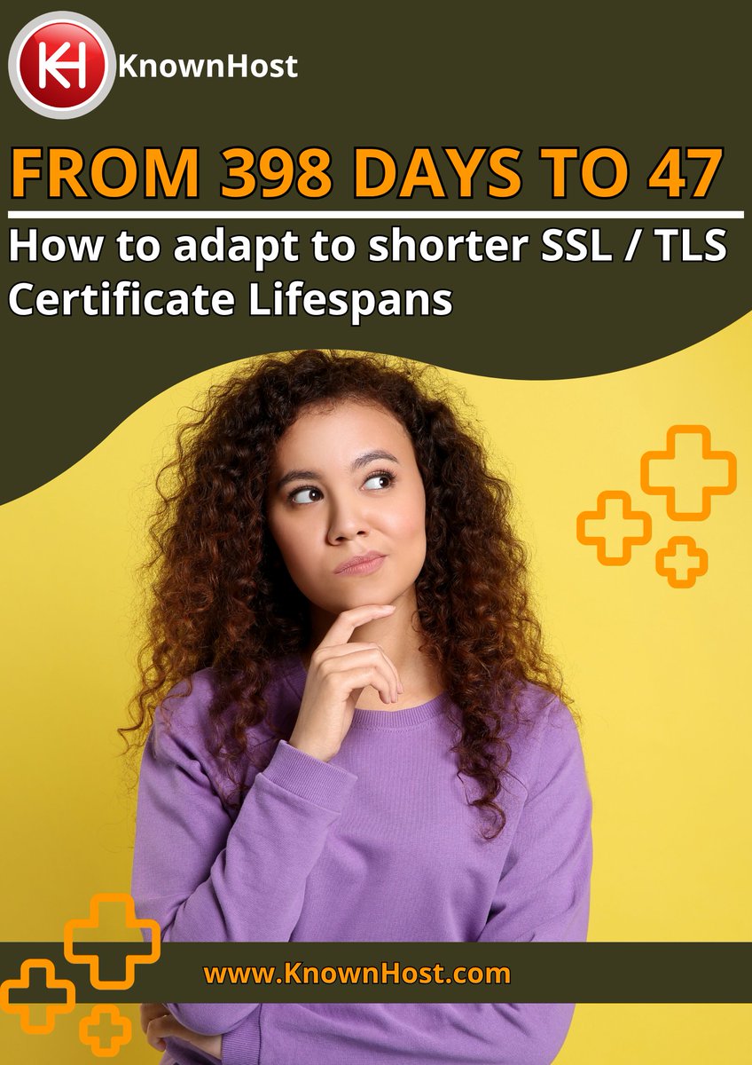From 398 Days to 47: How to Adapt to Shorter SSL/TLS Certificate Lifespans 
 The rules are shifting quickly, and the lifespan of standard SSL/TLS certificates is being shortened to improve web security for everyone. 
#lifespan
#SSL
#TLS
#knownhost 

zurl.co/k9TjG