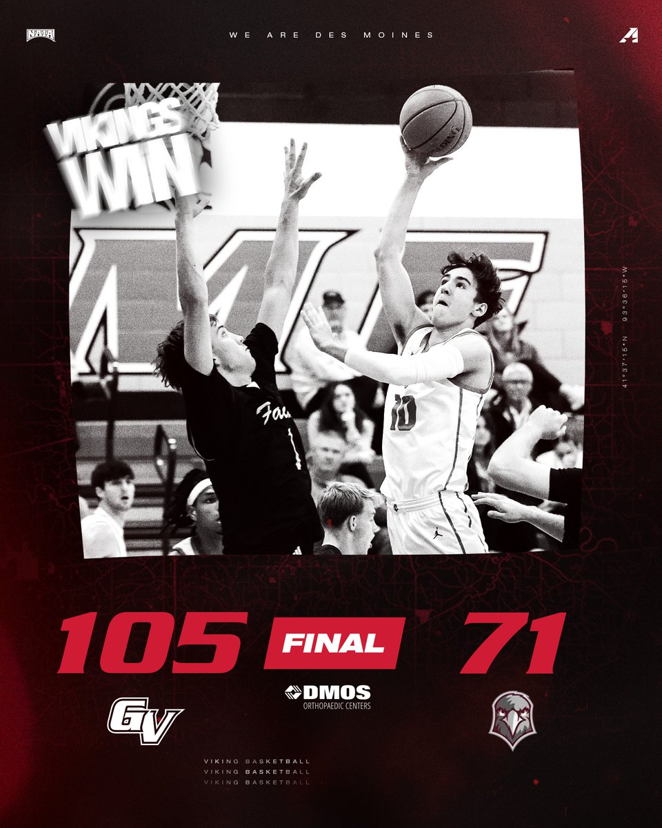 M 🏀| FINAL | A night full of love, faith, and good vibes! #W

GVU 105 - FBBC 71

Young | 14 pts, 75 % FG, 4 reb, 2 ast, 2 stl
Bennett | 14 pts, 62.5% GF, 2 reb, 1 ast
Gaston | 12 pts, 5 reb, 3 ast, 2 stl

#WEAREDSM | #TheRightWayToPlay