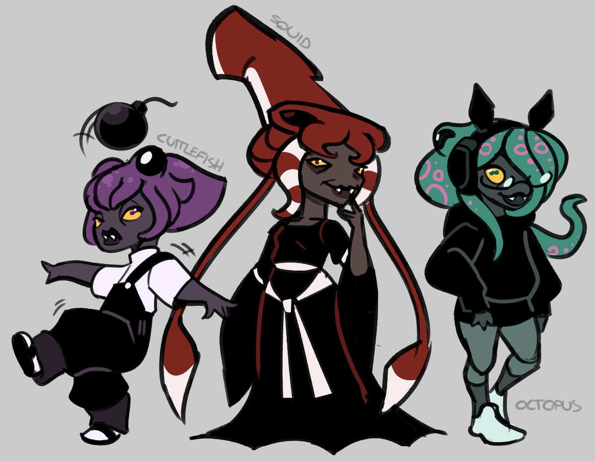 nymphlings ( aa and cc fan designs for hashtag fun) #homestuck