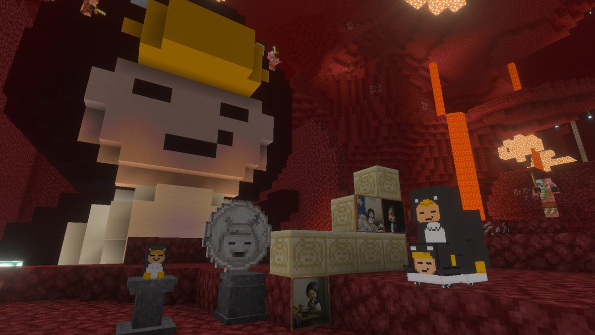 MachidaSc's tweet image. マイクラ始めて今日でちょうど4週間。まだネザー要塞もエンド要塞も攻略したことは無い。(建築とアドオン開発に傾倒しがちな為）